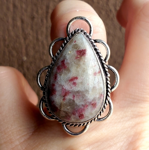 New Pink Tourmaline 925 Silver Ring. - Picture 12 of 15